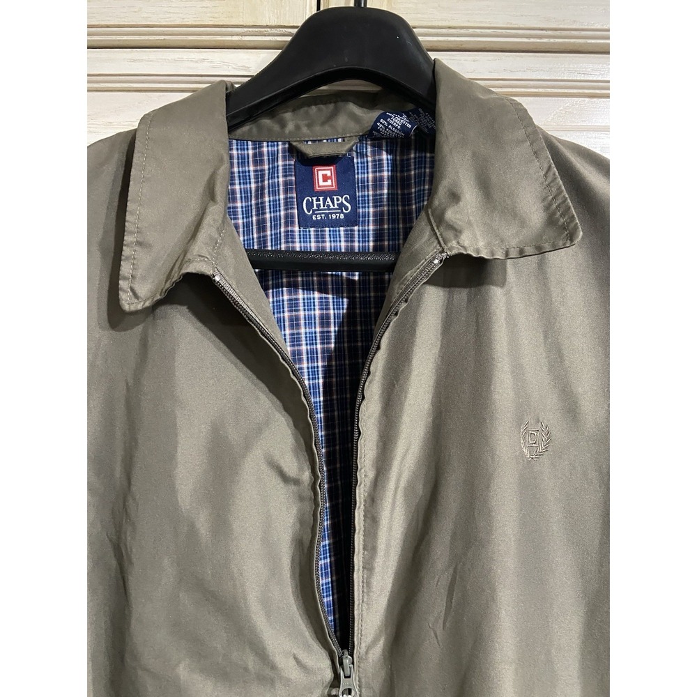 Chaps Ralph Lauren Vintage Sz XL Light Bomber Jacket Golf Preppy**